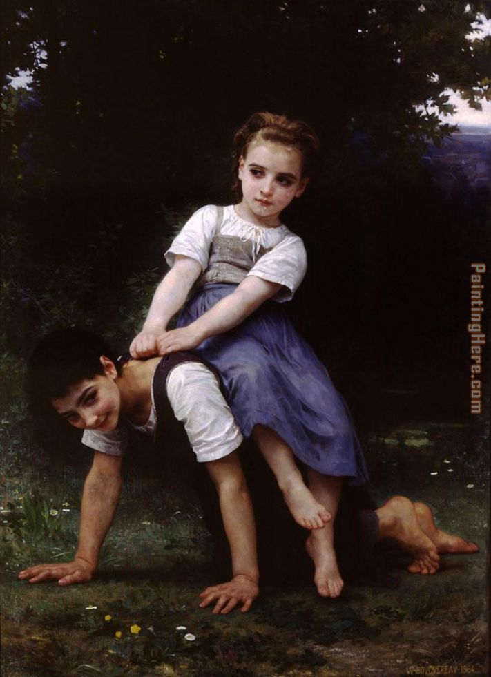 William Bouguereau The Horseback Ride